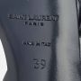 Yves Saint Laurent Vintage Pre-owned Leather sandals Blue Dames - Thumbnail 8
