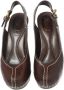 Yves Saint Laurent Vintage Pre-owned Leather sandals Brown Dames - Thumbnail 2