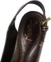 Yves Saint Laurent Vintage Pre-owned Leather sandals Brown Dames - Thumbnail 6