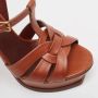 Yves Saint Laurent Vintage Pre-owned Leather sandals Brown Dames - Thumbnail 7