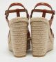 Yves Saint Laurent Vintage Pre-owned Leather sandals Brown Dames - Thumbnail 5