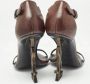 Yves Saint Laurent Vintage Pre-owned Leather sandals Brown Dames - Thumbnail 5