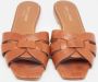 Yves Saint Laurent Vintage Pre-owned Leather sandals Brown Dames - Thumbnail 2