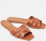 Yves Saint Laurent Vintage Pre-owned Leather sandals Brown Dames - Thumbnail 3