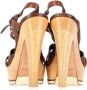 Yves Saint Laurent Vintage Pre-owned Leather sandals Brown Dames - Thumbnail 3