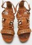 Yves Saint Laurent Vintage Pre-owned Leather sandals Brown Dames - Thumbnail 3