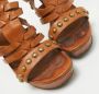 Yves Saint Laurent Vintage Pre-owned Leather sandals Brown Dames - Thumbnail 8