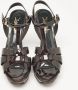 Yves Saint Laurent Vintage Pre-owned Leather sandals Brown Dames - Thumbnail 3
