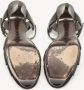 Yves Saint Laurent Vintage Pre-owned Leather sandals Brown Dames - Thumbnail 6