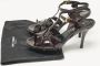 Yves Saint Laurent Vintage Pre-owned Leather sandals Brown Dames - Thumbnail 9