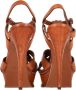 Yves Saint Laurent Vintage Pre-owned Leather sandals Brown Dames - Thumbnail 5
