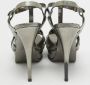 Yves Saint Laurent Vintage Pre-owned Leather sandals Gray Dames - Thumbnail 5