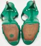 Yves Saint Laurent Vintage Pre-owned Leather sandals Green Dames - Thumbnail 6