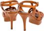 Yves Saint Laurent Vintage Pre-owned Leather sandals Orange Dames - Thumbnail 4