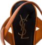 Yves Saint Laurent Vintage Pre-owned Leather sandals Orange Dames - Thumbnail 6