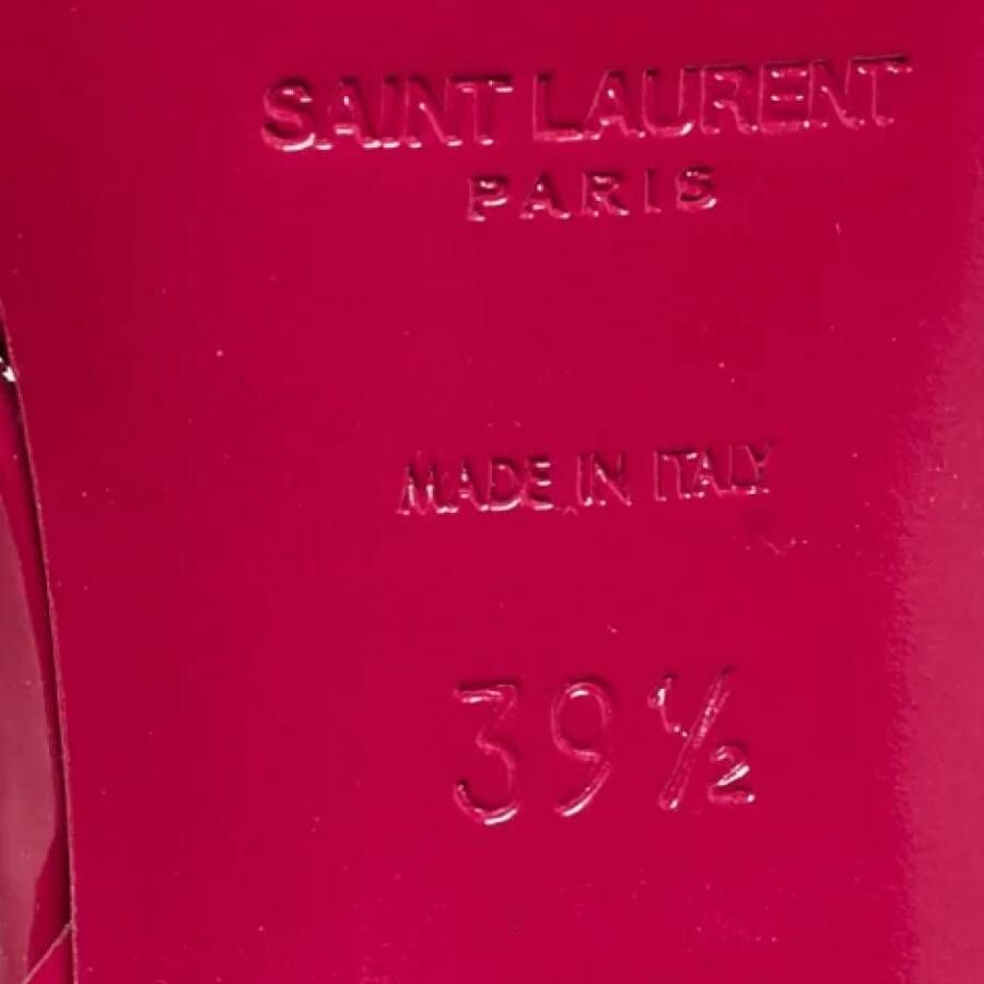 Yves Saint Laurent Vintage Pre-owned Leather sandals Pink Dames