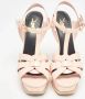 Yves Saint Laurent Vintage Pre-owned Leather sandals Pink Dames - Thumbnail 3