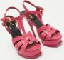 Yves Saint Laurent Vintage Pre-owned Leather sandals Pink Dames - Thumbnail 4