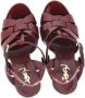 Yves Saint Laurent Vintage Pre-owned Leather sandals Red Dames - Thumbnail 5