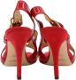 Yves Saint Laurent Vintage Pre-owned Leather sandals Red Dames - Thumbnail 3