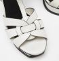 Yves Saint Laurent Vintage Pre-owned Leather sandals White Dames - Thumbnail 7