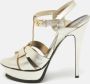 Yves Saint Laurent Vintage Pre-owned Leather sandals Yellow Dames - Thumbnail 2