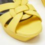 Yves Saint Laurent Vintage Pre-owned Leather sandals Yellow Dames - Thumbnail 7