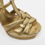 Yves Saint Laurent Vintage Pre-owned Leather sandals Yellow Dames - Thumbnail 7