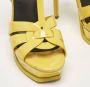 Yves Saint Laurent Vintage Pre-owned Leather sandals Yellow Dames - Thumbnail 6