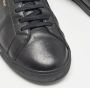 Yves Saint Laurent Vintage Pre-owned Leather sneakers Black Dames - Thumbnail 8