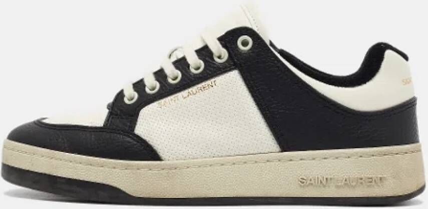 Yves Saint Laurent Vintage Pre-owned Leather sneakers Black Dames