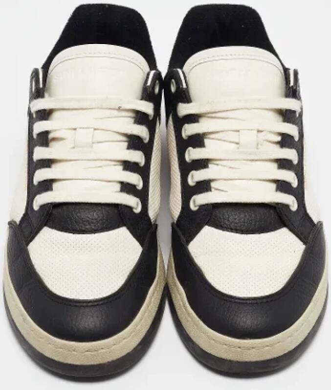 Yves Saint Laurent Vintage Pre-owned Leather sneakers Black Dames