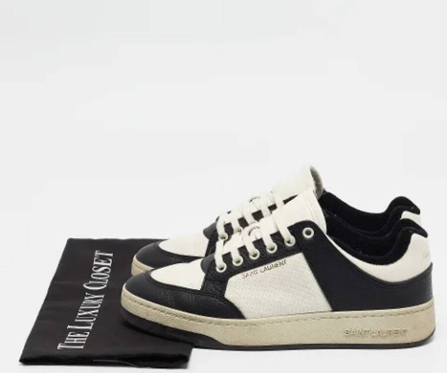 Yves Saint Laurent Vintage Pre-owned Leather sneakers Black Dames