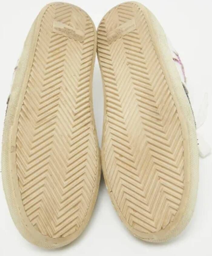 Yves Saint Laurent Vintage Pre-owned Leather sneakers White Dames