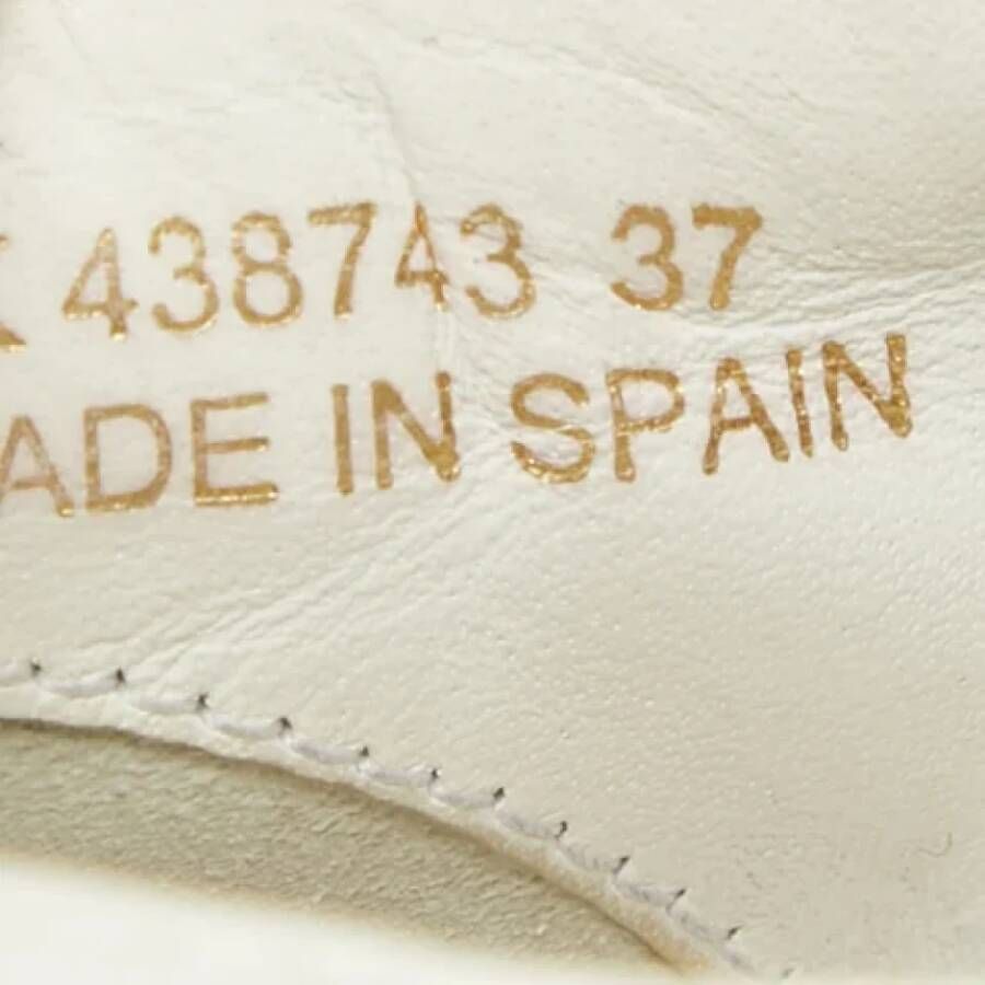 Yves Saint Laurent Vintage Pre-owned Leather sneakers White Dames