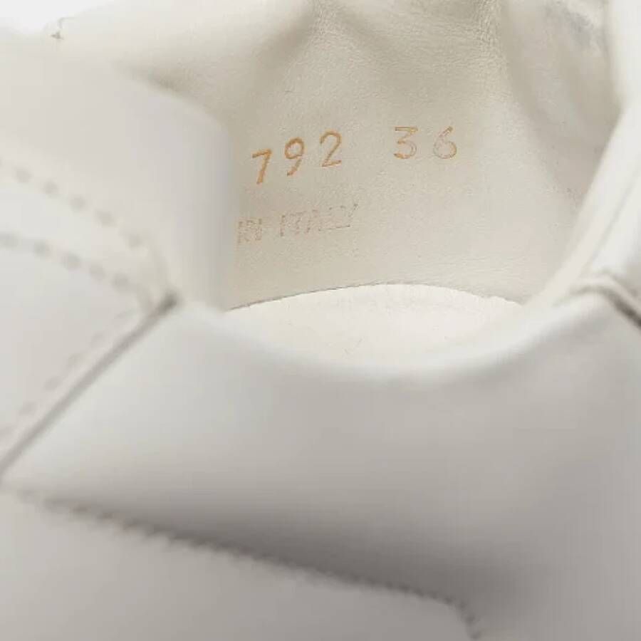 Yves Saint Laurent Vintage Pre-owned Leather sneakers White Dames