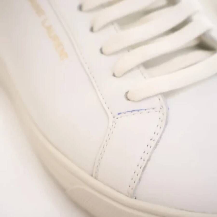 Yves Saint Laurent Vintage Pre-owned Leather sneakers White Dames