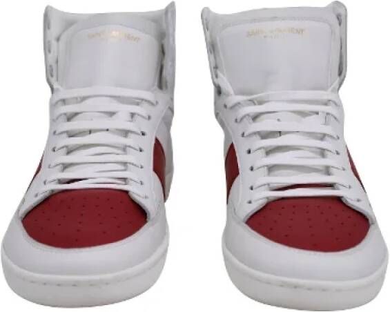 Yves Saint Laurent Vintage Pre-owned Leather sneakers White Heren