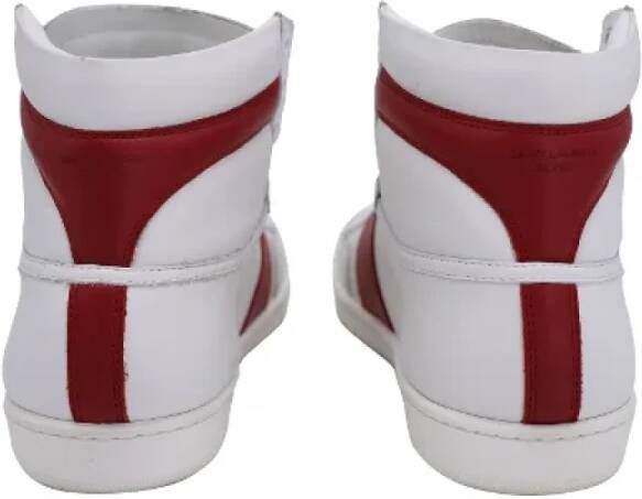 Yves Saint Laurent Vintage Pre-owned Leather sneakers White Heren