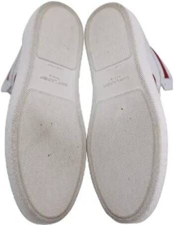 Yves Saint Laurent Vintage Pre-owned Leather sneakers White Heren