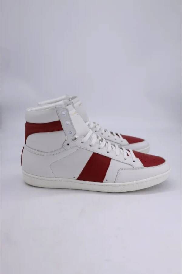 Yves Saint Laurent Vintage Pre-owned Leather sneakers White Heren