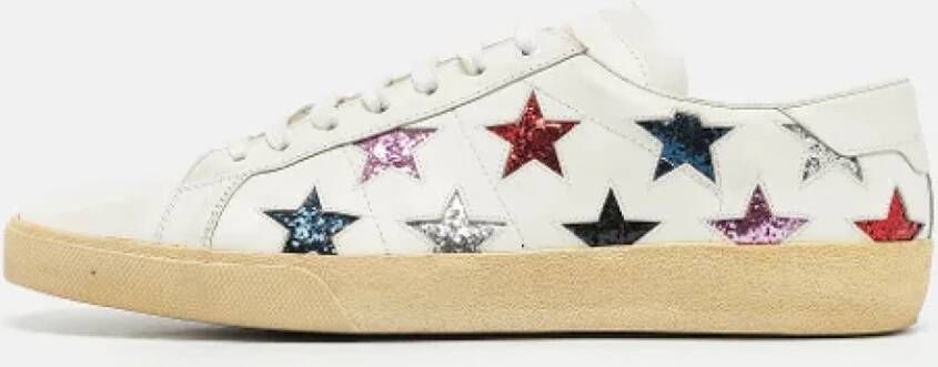 Yves Saint Laurent Vintage Pre-owned Leather sneakers White Heren