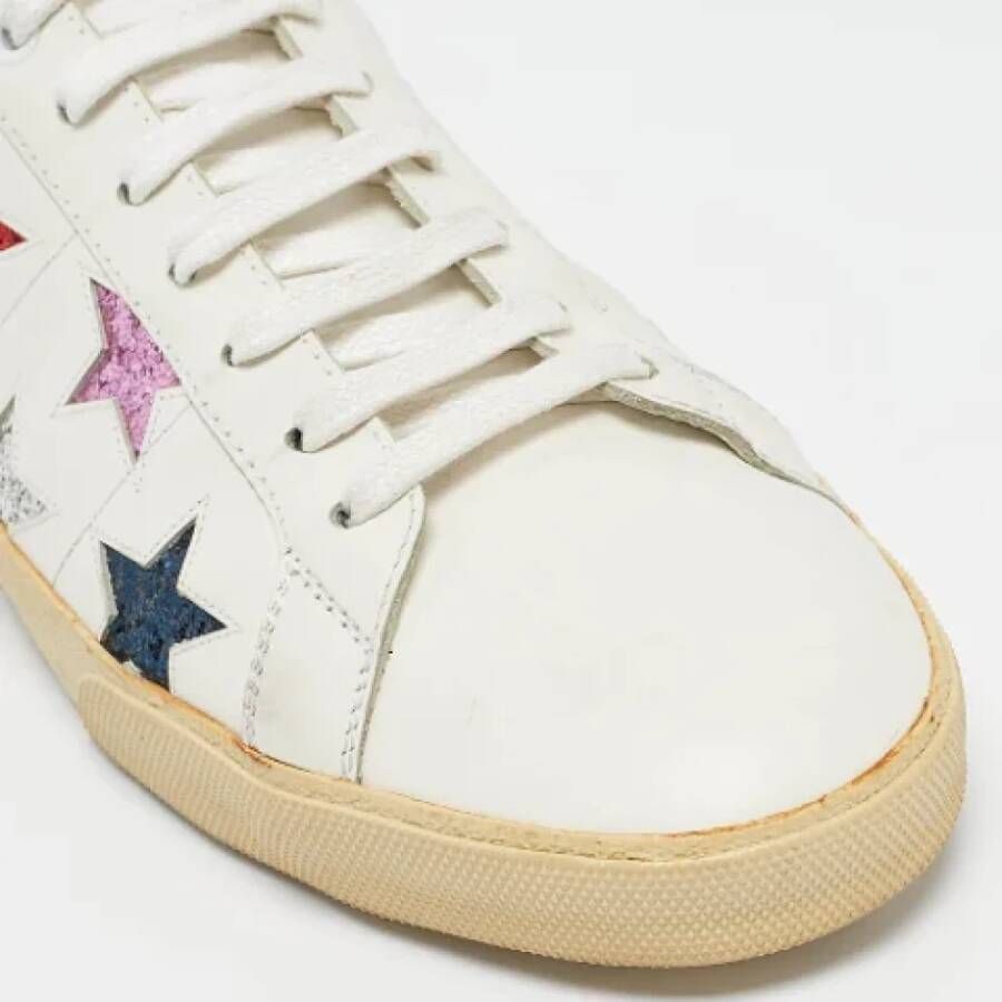 Yves Saint Laurent Vintage Pre-owned Leather sneakers White Heren