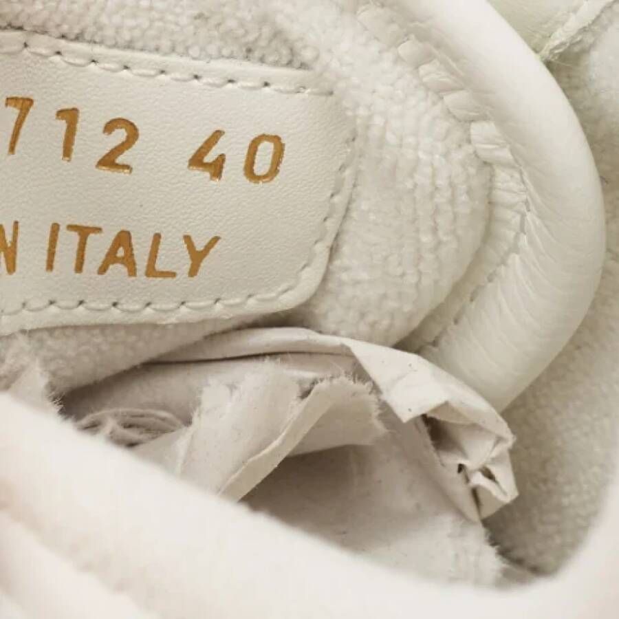 Yves Saint Laurent Vintage Pre-owned Leather sneakers White Dames