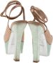 Yves Saint Laurent Vintage Pre-owned Satin sandals Brown Dames - Thumbnail 4
