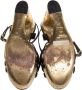 Yves Saint Laurent Vintage Pre-owned Satin sandals Gray Dames - Thumbnail 5