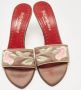 Yves Saint Laurent Vintage Pre-owned Satin sandals Multicolor Dames - Thumbnail 3