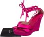 Yves Saint Laurent Vintage Pre-owned Satin sandals Pink Dames - Thumbnail 7