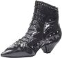 Yves Saint Laurent Vintage Pre-owned Suede boots Black Dames - Thumbnail 4