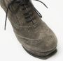 Yves Saint Laurent Vintage Pre-owned Suede boots Gray Dames - Thumbnail 7